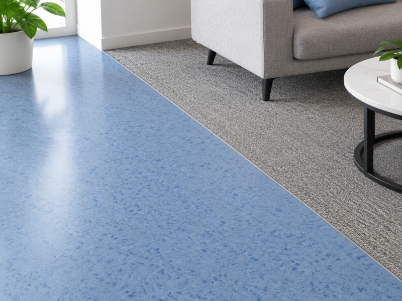 fixing bulky transition strip vinyl carpet